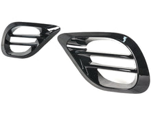 2x Fog Light Air Vent Covers Gloss Black for 2021–2024 Mercedes W213 E-Class E300 E350 E450 E53 AMG Bumper