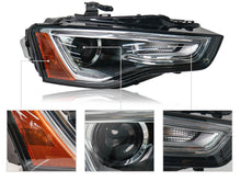 Left & Right HID Xenon Headlight Lamps For Audi A5 S5 2013–2016 w/o AFS