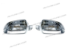Matt Chrome Side Mirror Cover Caps Replace for AUDI A4 B8.5 S4 A5 8T S5 RS5 2013-2016 With Lane Assist mc14