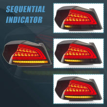 Tail Lights Fits For 2015-2021 Subaru WRX/WRX STI Smoke LED Sequential Bar Lamps