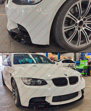For 2008-2013 BMW M3 E90 E92 E93 Gloss Black Front Bumper Lip Splitter Kit