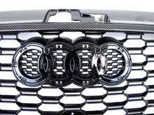 Carbon Fiber Look Front Grill for AUDI A3 8V S3 2017-2020 w/ ACC fg218