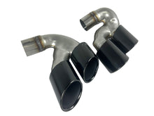 Gloss Black For BMW X5 G05 X6 G06 X7 G07 40i Rear Exhaust Tips Muffler Tailpipe