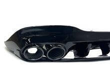 Gloss Black Rear Diffuser w/ Exhaust Tips For Mercedes CLA C118 CLA250 CLA35 CLA45 AMG 2020-2025