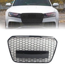 RS6 Style Front Bumper Honeycomb Mesh Grille Grill For Audi A6 S6 C7 2012-2015