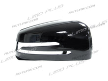 Glossy Black Side Mirror Cover Caps for Mercedes CLA C117 CLA200 CLA250 W204 C180 C200 C250 C300 mc55