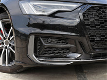 Pair L+R Honeycomb Fog Light Grille For AUDI A6 C8 S-line S6 2019-2023 2024