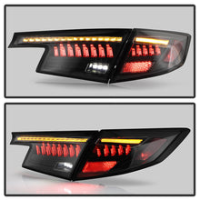 For 2022-2025 Honda Civic Hatchback Sequential Full LED Tail Lights w/ Greeting