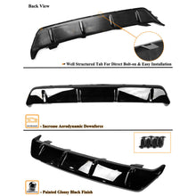 Gloss Black Rear Diffuser for BMW X6 G06 M-Sport 2020-2024