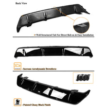 Gloss Black Rear Diffuser for BMW X6 G06 M-Sport 2020-2024
