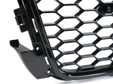 RS3 Style Front Grille Gloss Black for Audi A3 8P 09–13 Honeycomb Mesh