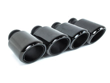 4PCS/Set Black Exhaust Tips Tailpipe for Porsche 958.1 Cayenne S GTS Turbo 2011-2014