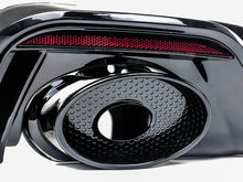 RS5 Style Gloss Black Rear Diffuser + Oval Exhaust Tips For Audi A5 S-line S5 B9.5 2020-2024