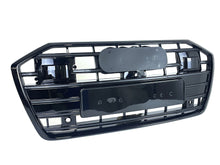Gloss Black Front Grill for Audi A6 C8 S6 2019-2024 with ACC fg321