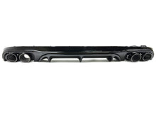Gloss Black Rear Diffuser w/ Exhaust Tips For Mercedes E-Class C238 E300 E450 Coupe AMG Bumper