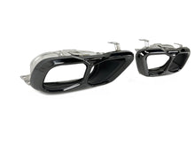 Pair Exhaust Tips Gloss Black for BMW X5 G05 X6 G06 X7 G07 M Sport 2019–2025