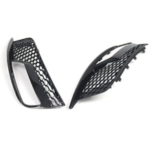 Front Bumper Fog Light Grille Black Cover Pair For AUDI A3 8V SEDAN non-S-Line 2013-2016