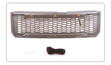 Black Front Bumper Upper Grille Radiator w/ Light Fits For 2008-2012 Ford Escape / Kuga