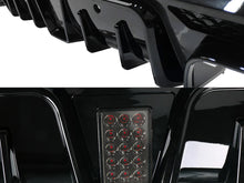 Rear Diffuser w/ LED + Black Exhaust Tips For Mercedes W205 C63 C63S AMG 2015-2021