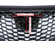 Black Diamond Front Upper Grill Replacement for Cadillac XT5 2020-2024 w/o Camera