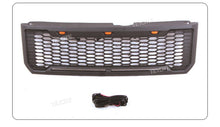 Black Front Bumper Upper Grille Radiator w/ Light Fits For 2008-2012 Ford Escape / Kuga