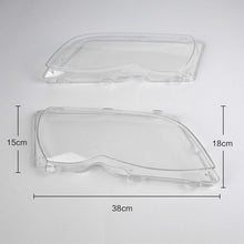 PAIR Front Headlight Lens Covers For BMW E46 325i 325Xi 330i 330Xi 4DR 2002–2005