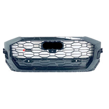 Honeycomb Black Front Grill For Audi Q8 SQ8 2019-2024 w/o ACC
