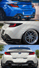 For 2022–2026 Subaru BRZ Toyota GR86 PU Rear Bumper Diffuser + Corner Spats Apron