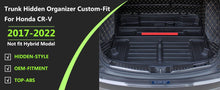 Trunk Hidden Organizer Insert Cargo Hatch Rear Storage Box for Honda CR-V 2017-2022