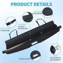Retractable Rear Cargo Cover For Toyota 4Runner 2010–2024 Security Shield