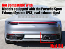 Chrome Exhaust Tips for Porsche 911 992 Non-PSE | Carrera 2019+