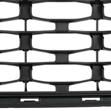Front Bumper Grille Grill Assembly For 2022-2023 Ford Maverick Matte Black Grill w/o Distance Sensor