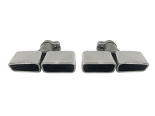 Chrome Square Exhaust Tips for Audi Q7 3.0L Gasoline 2016–2019 | 55mm Inlet