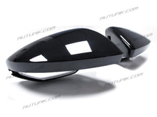 Replacement Gloss Black Mirror Covers for 2019+ Audi A6 S6 A7 S7 RS6 RS7 C8 With Lane Assist