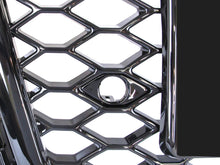 Gloss Black Honeycomb Front Mesh Grille for Audi Q5 2013–2017