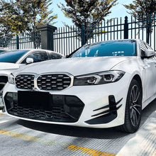 Front Bumper Side Vent Fin Trim Kits For BMW G20 G21 LCI M340i 330i 2023-2024