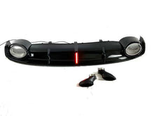 Rear Diffuser + Exhaust Tips For Audi A7 C7 S-Line Sedan 2012-2015