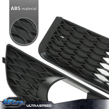 For Audi Q7 S-Line 2010-2015 4x Front Lower Bumper Grille & Fog Light Lamp Cover