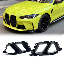 Gloss Black Front Bumper Air Vent Grill Cover for BMW G80 M3 G82 G83 M4 2021–2025