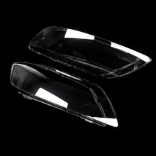 Pair Clear Headlight Lens Cover For Audi Q7 2006–2015 Halogen & Xenon