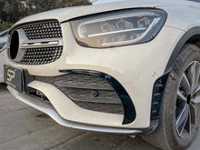Gloss Black Front Bumper Canards Air Vent Trim for Mercedes Benz C253 X253 GLC GLC43 AMG 20up pz41