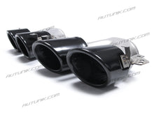 Black Rear Diffuser + Exhaust Tips for Mercedes CLA C118 CLA35 CLA45 CLA250 CLA200 AMG Pack 2021-2023 di115