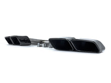 L+R Black Square Exhaust Tips for Audi Q7 3.0L Gasoline 2016–2019 | 58mm Inlet