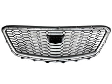 Front Upper Honeycomb Grill Chrome for Cadillac XT4 2019-2023 No Camera