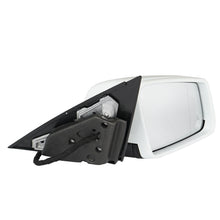 White Right Left Mirror For 2010-2014 Mercedes W204 C300 with Blind Spot Heat Mirror