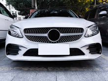 Gloss Black Front Fog Light Cover Trims For Mercedes W205 C205 AMG 2019-2021