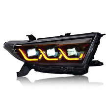 Red Demon Eye LED Headlights For Toyota Highlander 2012-2014 Front Lamp Assembly