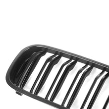 Gloss Black Dual Slat Kidney Bumper Grille Grill For BMW 5 series G30 G31 2017-2020 Pre-LCI