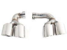 Chrome Exhaust Tips Sporty for Porsch Cayenne E-Hybrid 9Y0 9Y3 2019-2024