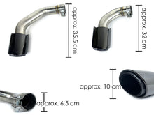 4pcs Black Exhaust Tips for Porsche 92A Cayenne S 2019-2024